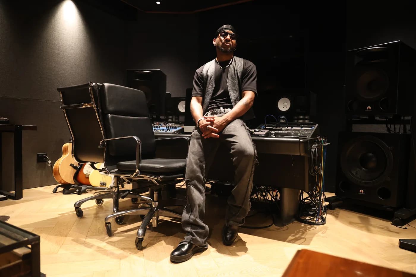 Studio session